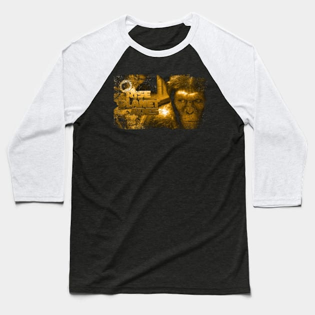 Caesars Evolution Embrace the Rise of the Apes and the Unforgettable Character of Caesar Baseball T-Shirt by Pippa Koning